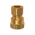 Everflow 3/8" O.D. COMP x FIP Adapter Pipe Fitting; Lead Free Brass C66-38-NL